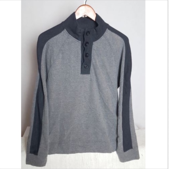 INC International Concepts Other - Men's Large Gray/Navy Sweatshirt